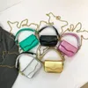 Kvällsväskor Trådhandtag Kvinnor Handväska Candy Color Crossbody För Kedjor Axelväska Mini Telefon Flik Plånböcker Designer Mynt Tote