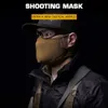 Cykelkepsar Masker Taktisk skytte Halv ansikte Balaclava Mask för CS Army Militär Jakt Utomhus Ridning Vandring Andas Bekväm Bandana 230712