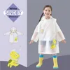 Imperméables mignons pour enfants 4 Fashion Unicorn Pattern Imprimé Rainwear Écologique Inodore Enfants RainCoat Garçons Filles Imperméable L230620