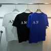 Camicia da uomo Lettera amar miri Moda amari Camicie firmate T Shirt Uomo amirl Magliette Donna Tee Sole e luna amis Manica corta AM Hip Hop Donna Casual Uomo Manica corta 8CVS