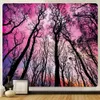 Tapestries Forest Sky Moon Home Decoration Art Tapestry Scenerelic Scene Bohemian Wall Hanging Mandala Bedroom Wall Decoration R230713