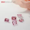 Berlocker GIGAJEWE Sakura Rosa färg Emerald Cut FL VVS1 PFL remium Ädelstenar Lös diamanttest godkänd ädelsten för smyckestillverkning 230712