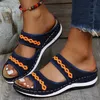 Teli a maglie traspiranti bassi per donne scarpe sandalie Mujer Beach Slifors Sandals Calzature estive Femmina 230713 990