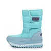 2021 Hot Sale Damen-Schneestiefel mit wasserdichter Oberfläche und bequemer TPR-Sohle zum Aufwärmen im Winter mit Schnallenschuhen Gelb L230704