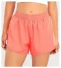 LULULEMENS WOMENS YOGA SHORTS FIT ZIPPER FICK Hög RISE Snabbt torrt Lulus Lemon Womens Train Kort Löst stil Andningsgym Aloyoga 8090