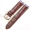 Watch Bands Arrival Curved Interface Leather Strap Universal Replacement Arc-shaped Watchband 19mm 20mm 21mm 22mm