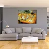 Högkvalitativ Vincent Van Gogh Oil Målning Still liv med ritbräda Pipe Lökar Tätning-WAX Handgjorda Canvas Art Wall Decor