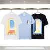 デザイナーシャツの男性Casa Blanca Luxury Shirts Mens Tshirts women tee luxeexized casablanc womanラウンドネックコットンショートスリーブレター