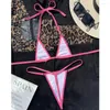 Costumi da bagno da donna VIKINII Sexy Girls Micro Bikini 2023 Perizoma esotico lucido Costumi da bagno da donna Biquinis femminili Mini Cover Costumi da bagno