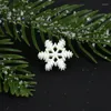 Party Decoration Christmas Snowflake Patches DIY Craft Cake Topper-Hairpin Appliques Supplies 10x