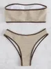 Kadın Mayo Bikinileri 2023 Mayo Kadın Tüp Top Yüzük Bikini Seti Yüksek Bel Tangalı Mayo Takım Kadın Giyim İçin Yaz Plajı