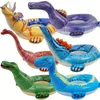 Zand Spelen Water Plezier Zomer Opblaasbare Dinosaurus Zwembad Drijft Simulatie Triceratops Zwemmen Ring Outdoor Water Spel Vakantie Feest Speelgoed Cadeaus Voor Kinderen 230712