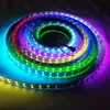 12V 5M WS2811 5050 RGB LED Pixel Flexible Strip Light Rope 600LEDs Addressable Magic Dream Color Double Row IP67 Tube Waterproof Black PCB Super Bright