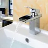 Bathroom Sink Faucets Copper Single Hole Basin Faucet And Cold Wash Waterfall Brass Water Tap Kitchen