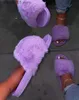 Terlik Kadın Sandalet Slip Slip Sıradan İç Mekan Terlik Kadın Kabarık Terlik Konforlu Sıcak Bulanık Terlik Düz Renkler Ciabatte Donna T230713