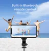 Селфи -монопод мини -беспроводной Bluetooth Foldable Selfie Stick Leatter Demote Direte для Huawei iPhone ios Android Hot R230713