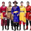 Ethnic Clothing Traditional Mongolian Costumes For Men Grassland National Genghis Khan Riding Dance Stage Performance Asia Adult W259r