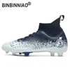 Scarpe antinfortunistiche BINBINNIAO Taglia 31-48 Scarpe da calcio professionali Uomo Bambini Ragazzi Scarpe da calcio originali Sneakers Tacchetti Scarpe da calcio futsal 230713