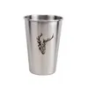 Mugs Outdoor Camping Industrial Wind Stainless Steel Beer Coffee Drinking Cup Toothbrush Barber Shop Cup Coffee Mug R230712