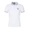 رجال Polos 2023 Mens T Shirt Stand Stand Polo القمصان القصيرة الأكمام القمصان غير الرسمية قمصان عالية الجودة S4XL 230711