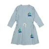 Robes de fille Robes d'enfants 2023 Nouvel été BC Marque Filles Mignon Imprimer À Manches Courtes Princesse Robe Bébé Enfant Mode Outwear VêtementsHKD230712