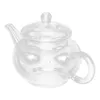 Zestawy naczyń obiadowych Glass Teapot herbaciarnia luźna miotacz liści czajnik z sitkiem