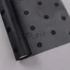 ギフトラップ50cm*5ヤードレトロポルカドットブーケパッキングメッシュガーゼフラワーギフトボックスラッピングDIY手作りブーケローズ装飾紙x0712