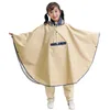 Children's raincoat Cape style boy and girl schoolbag rain poncho ride electric vehicle raincoat L230620