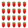 Articles de nouveauté 20 pièces fraise artificielle faux fruits fraises Pography Prop maison armoires de cuisine ornement de fête