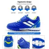 Zapatos de seguridad Zapatos de fútbol para niños Zapatillas de fútbol antideslizantes Transpirable Malla suave Adhesivo ajustable Resistente al desgaste para césped artificial 230713