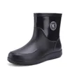 Bottes de pluie YISHEN hommes bottes bottes de pluie imperméables avec amovible chaud en peluche travail jardin chaussures en caoutchouc quatre saisons antidérapant coffre de pêche botte 230713