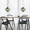Pendellampor modern minimalistiska målat glas ljuskrona restaurang bar nordisk enkelhuvud ljus lyx liten