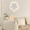 Vägglampor nordiska moderna kreativa klocklampor inomhus hängande vardagsrum sovrum sovrum dekor led lätt metall sconce