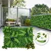 Dekorative Blumen, grüne Wand, 40,6 x 61 cm, künstliche Matte, Heckenmatten, Grashintergrund, Sichtschutz, UV