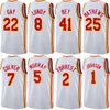 Man Kids Printed Basketball Bufkin Jersey 4 Seth Lundy 8 Rudy Gay Usman Garuba Garrison Mathews 25 Bruno Fernando 24 Saddiq Bey 41 Trae Young 11 DeAndre Hunter Shirt