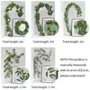 Decorative Flowers Artificial Eucalyptus Vine Hanging Willow Vines Home Wall Decor Greenery Leaves Plants Wedding Arch