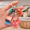 Keychains Cute Oiled Keychain Girl Liquid Floating Key Chain Bag Pendant Fashion Car Ring Gift