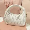 Matelasse Wander Unterarm-Mini-Hobo-Tasche für Damen und Herren, Miui-Luxus-Designer-Geldbörsen, Tragetasche, Clutch, Umhängetasche, echtes Leder, Fitnessstudio, Mode, Mädchen-Schultertaschen