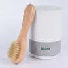木製バスフェイスブラシ天然毛の乾燥肌の剥離フェイシャルクレンザーブラシの顔の洗濯マッサージ洗浄用品BH5300 TYJ