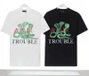 23ss Designers T shirt Summer Polos Fashion Mens tshirts Satin Cotton Casual t-shirt Women man Amari Tees S-3XL T-shirt
