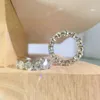 Обручальные кольца iogou Персонализированные полные группы 925 Серебряное кольцо стерлингового кольца для женской девочки.