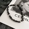 Kettingen Geavanceerd A Niche Literair Zwart Onregelmatig Kristallen Parelketting Met Gestapelde Choker Kettingen Neutrale En Coole Stijl Ins