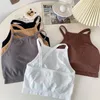 Women's Tanks Women Summer Asymmetrical Crop Top Y2k Sexy Knitted Corset Sleeveless O Neck Mini Vest Basic Casual Fashion Backless