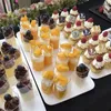 Ensembles de vaisselle 15 pièces tasses à Dessert clair Parfait apéritif tasse petit bol de service réutilisable pour les Desserts de fête apéritifs