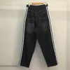 Mannen Jeans Luxe Merk Mode Originele Strepen Ontwerp Mannen High end Casual Denim Broek Hoge Kwaliteit Mannelijke Beroemde Trend broek 230712