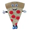 Costume della mascotte della pizza di Halloween Cartoon Foot Personaggio a tema anime Natale Carnevale Costumi di fantasia per adulti Outfit262t