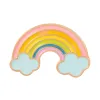 Cute Enamel Rainbow Cloud Brooch Pins Cartoon Lapel Pin for Women Men Top Dress Cosage Fashion Jewelry Will and