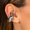 Atrás Brincos GHIDBK Não Perfurante Aço Inoxidável Banhado a Ouro Pvd Chunky Ear Cuff Unisex Bold Statement Cartilagem Grossa