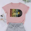 Camisetas femininas presente de 6º aniversário de casamento para ele e para ela 6 camisas marido esposa banda de 2023 algodão Y2k gótico