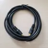DC 3,5 mm till 2,5 mm adapterbil Audio AUX -anslutning Data Förlängning Power Cable Black Super Flexible 1,5 m